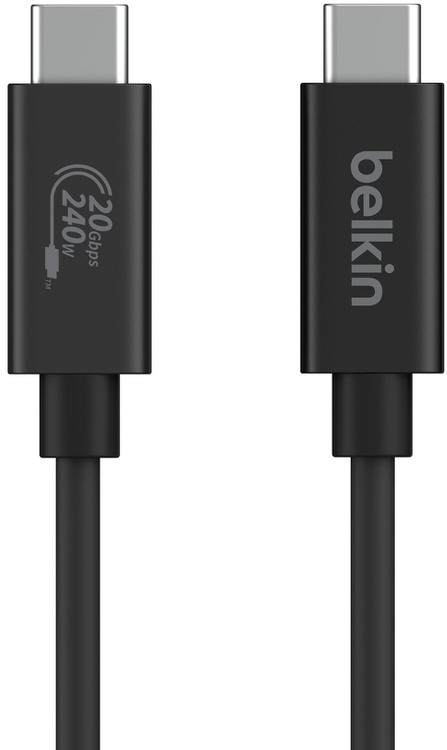 Daten- und Ladekabel USB-C - USB-C Belkin Connect, 240W, 2m, Schwarz INZ004bt2MBK