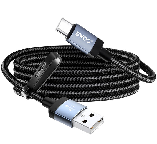 Daten- und Ladekabel USB-A - USB-C BWOO BO-X401C, 18W, 1m, Schwarz