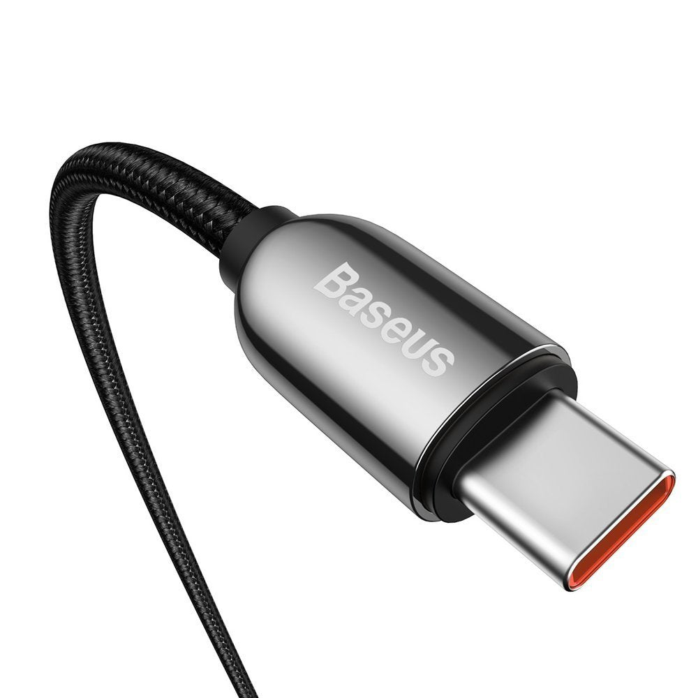 Daten- und Ladekabel USB-C - USB-C Baseus Display, 100 W, 1 m, Schwarz CATSK-B01