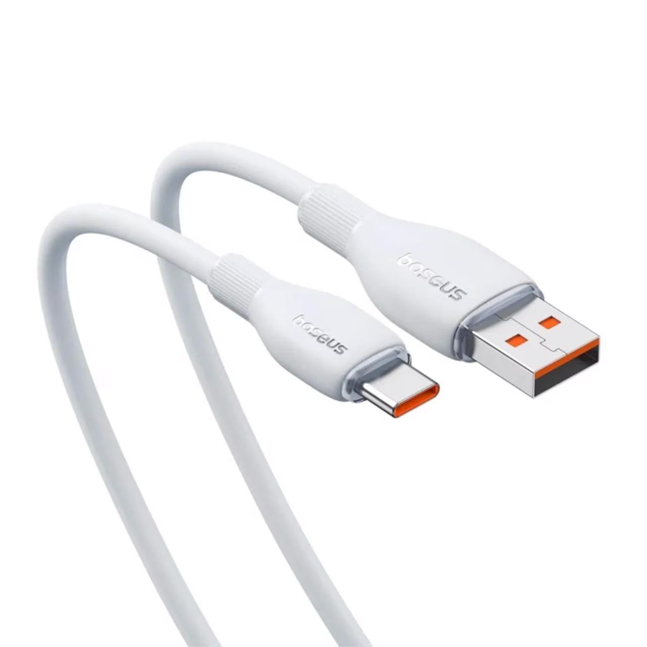 Daten- und Ladekabel USB-A - USB-C Baseus Pudding, 100W, 2m, Weiß P10355703221-01