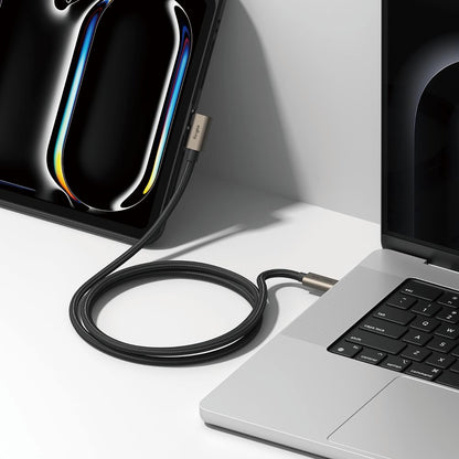 USB-C Data and Charging Cable - USB-C Ringke 2X2 Angled, 240W, 2m, Black