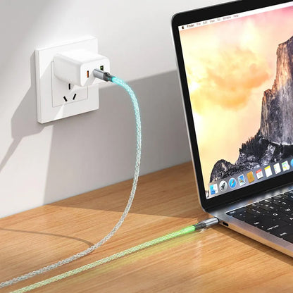 USB-C Data and Charging Cable - USB-C HOCO U112, 60W, 1m, Gray