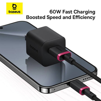 USB-A to USB-C Data and Charging Cable Baseus Dura Series, 60W, 2m, Red P10377802U01-03