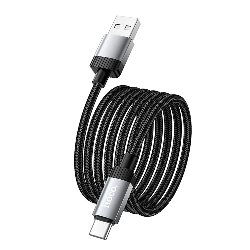 Daten- und Ladekabel USB-A - USB-C HOCO X117, 60W, 1m, Schwarz