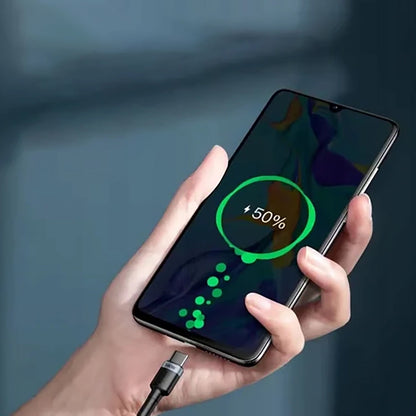 USB-C Daten- und Ladekabel - USB-C Baseus Cafule, 100W, 2m, Grau CATKLF-BLG1