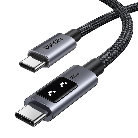 USB-C Data and Charging Cable - USB-C UGREEN L509, 100W, 0.5m, Gray