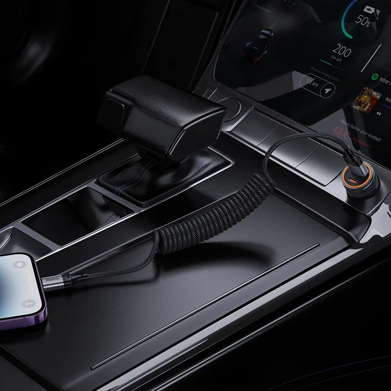 USB-A to Lightning Data and Charging Cable HOCO X121, 27W, 1.5m, Black