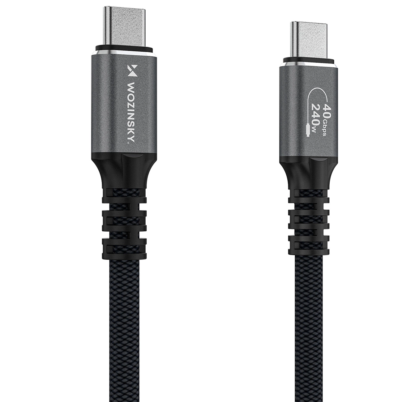 USB-C Daten- und Ladekabel - USB-C WZK WPS-UY42S, 240W, 2m, Schwarz