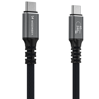 USB-C Daten- und Ladekabel - USB-C WZK WPS-UY42S, 240W, 2m, Schwarz