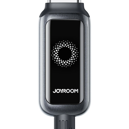 USB-C - Lightning Daten- und Ladekabel Joyroom S-A55 StarFlight Display, 30W, 1,2m, Schwarz