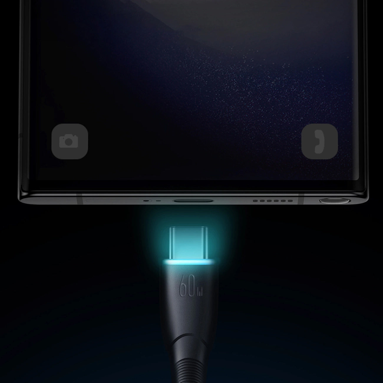 USB-C Daten- und Ladekabel - USB-C Joyroom S-A32, 60W, 1m, Schwarz