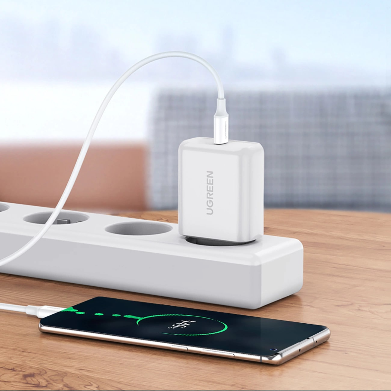 USB-C Daten- und Ladekabel - USB-C UGREEN US264, 60W, 0.5m, Weiß
