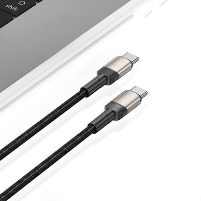 USB-C Daten- und Ladekabel - USB-C Tech-Protect Ultraboost EVO, 100W, 1m, Silber