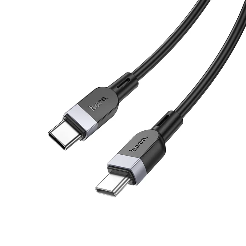 USB-C Data and Charging Cable - USB-C HOCO X109, 60W, 2m, Black