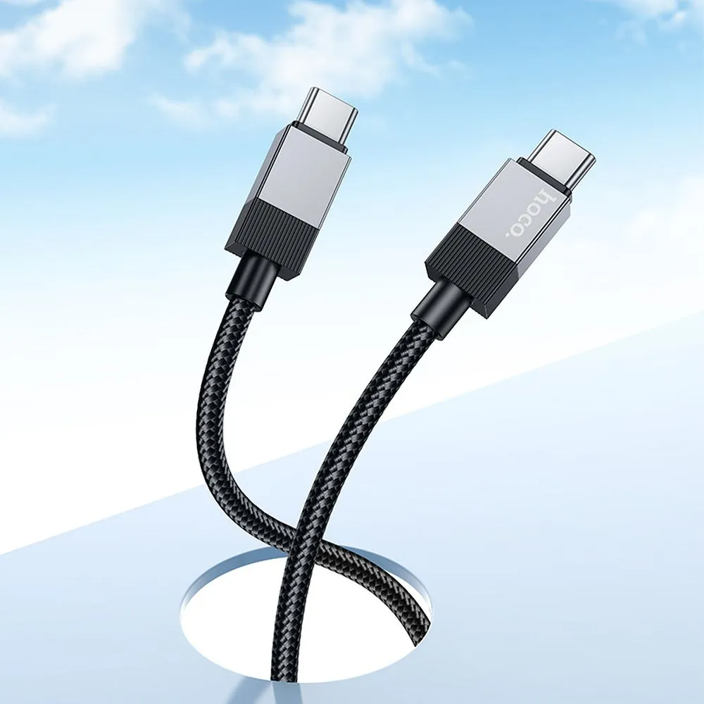 Daten- und Ladekabel USB-C - USB-C HOCO X110, 60W, 1m, Schwarz