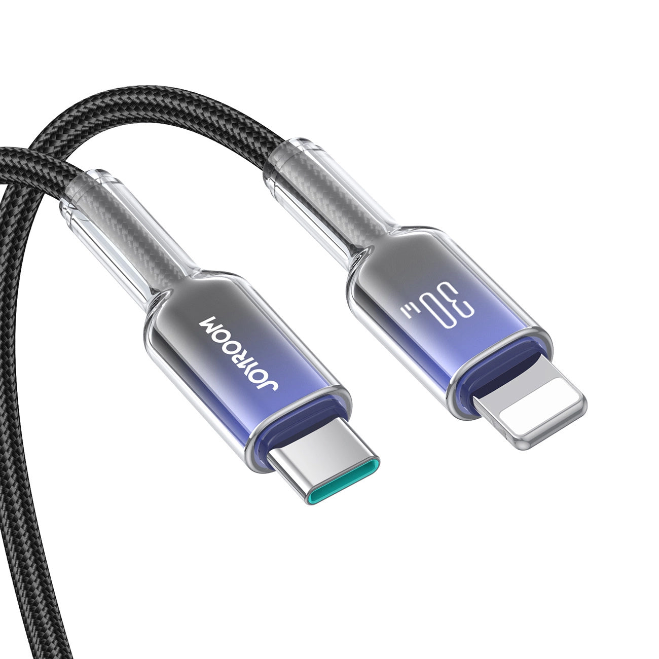 Daten- und Ladekabel USB-C - Lightning Joyroom S-A42, 30W, 1,2m, Schwarz
