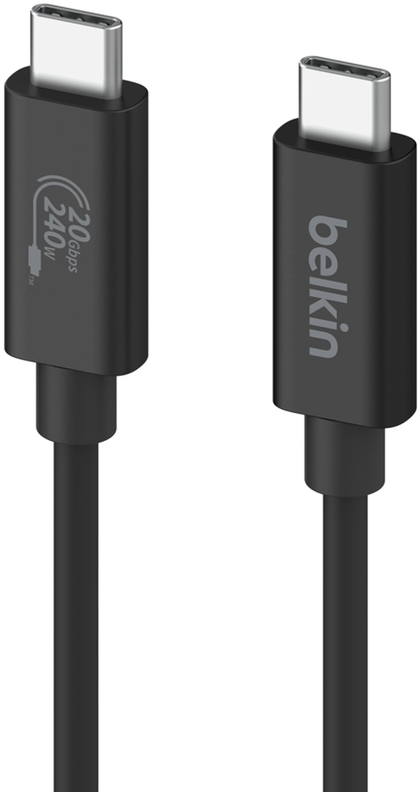 Daten- und Ladekabel USB-C - USB-C Belkin Connect, 240W, 2m, Schwarz INZ004bt2MBK