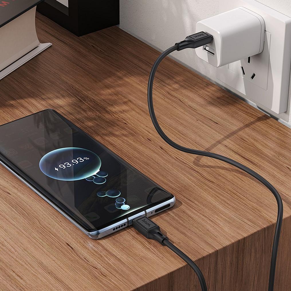Daten- und Ladekabel USB-C - USB-C HOCO X90, 60W, 1m, Schwarz