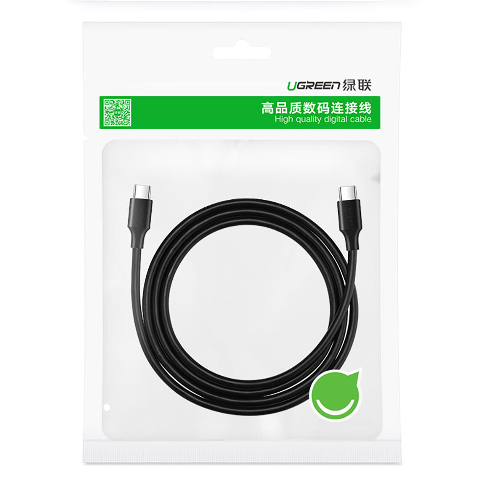 USB-C Data and Charging Cable - USB-C UGREEN US286, 60W, 1m, Black