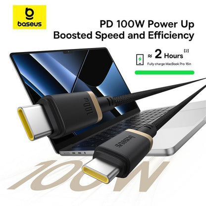USB-C Daten- und Ladekabel - USB-C Baseus Dura Series, 100W, 2m, Gold P10377803U01-03