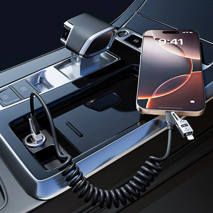 Daten- und Ladekabel USB-A / USB-C - Lightning / USB-C Dudao L20 Pro, 65W, 1.5m, Schwarz