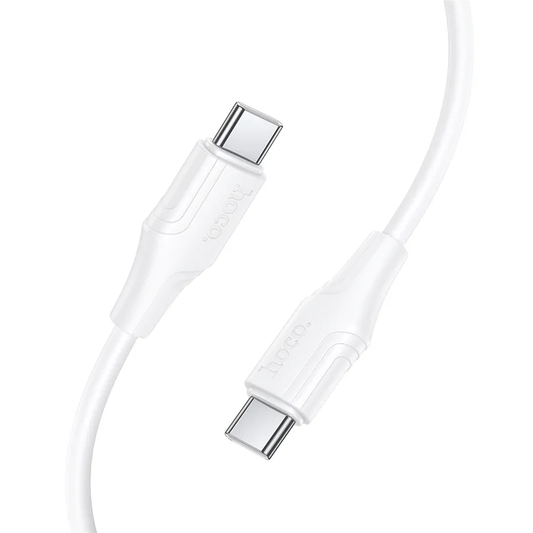 USB-C Daten- und Ladekabel - USB-C HOCO X124, 60W, 1m, Weiß