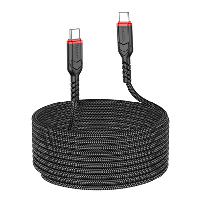 Daten- und Ladekabel USB-C - USB-C HOCO X59 Victory, 60W, 3m, Schwarz