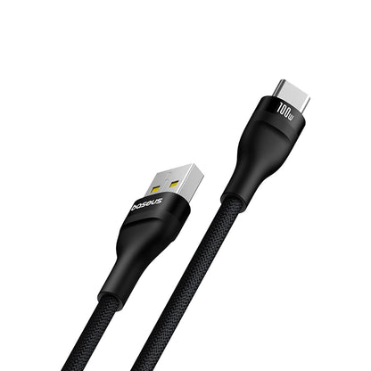 Daten- und Ladekabel USB-A - USB-C Baseus Flash Series II, 100W, 2m, Schwarz P10311804111-01