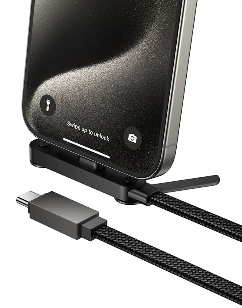 Daten- und Ladekabel USB-C - USB-C HOCO U150 Exquisite, 60W, 1,2m, Schwarz