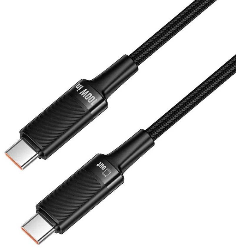 Daten- und Ladekabel USB-C - USB-C HOCO U153 Extreme, 100W, 1,2m, Schwarz