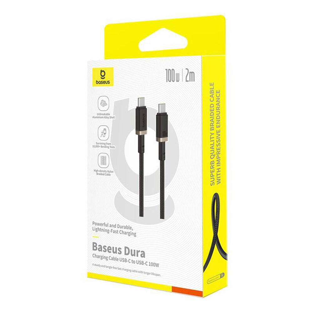 USB-C Daten- und Ladekabel - USB-C Baseus Dura Series, 100W, 2m, Gold P10377803U01-03