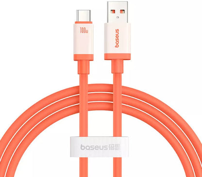 Daten- und Ladekabel USB-A - USB-C Baseus Zero Degree Series, 100W, 2m, Rot