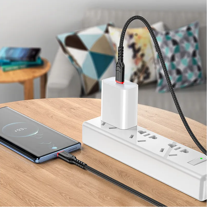 Daten- und Ladekabel USB-C - USB-C HOCO X59 Victory, 60W, 3m, Schwarz