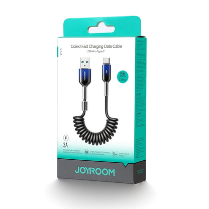 USB-A - USB-C Daten- und Ladekabel Joyroom S-A43 Crystal, 60W, 1,5m, Schwarz