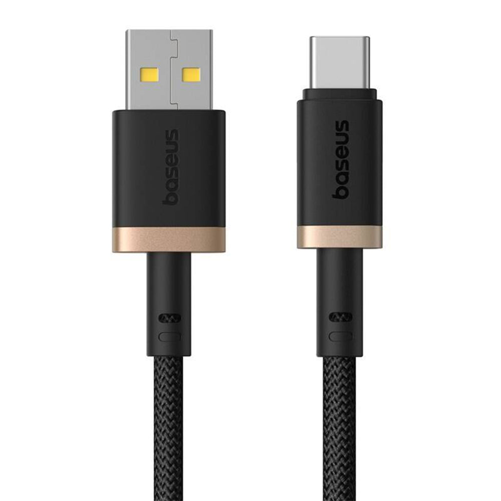 Baseus Dura Series USB-A to USB-C Data and Charging Cable, 60W, 1m, Gold P10377802U01-00