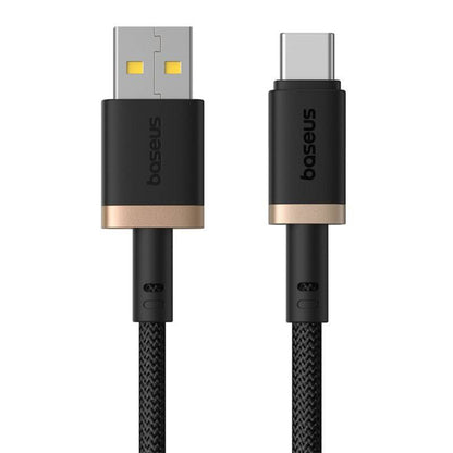 Baseus Dura Series USB-A to USB-C Data and Charging Cable, 60W, 1m, Gold P10377802U01-00