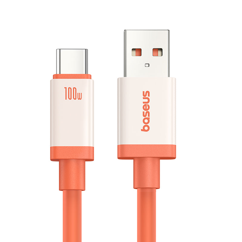 Daten- und Ladekabel USB-A - USB-C Baseus Zero Degree Series, 100W, 2m, Rot