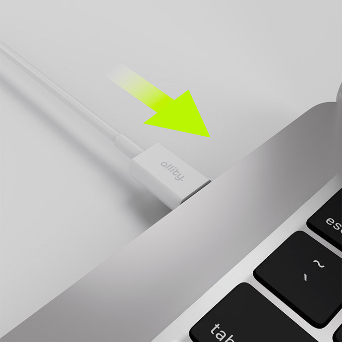 USB-C Data and Charging Cable - USB-C Allity. AUC-03, 100W, 1m, White