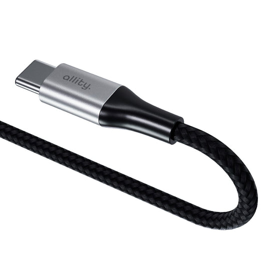 USB-C Daten- und Ladekabel - USB-C Allity. AUC-01, 100W, 2m, Schwarz