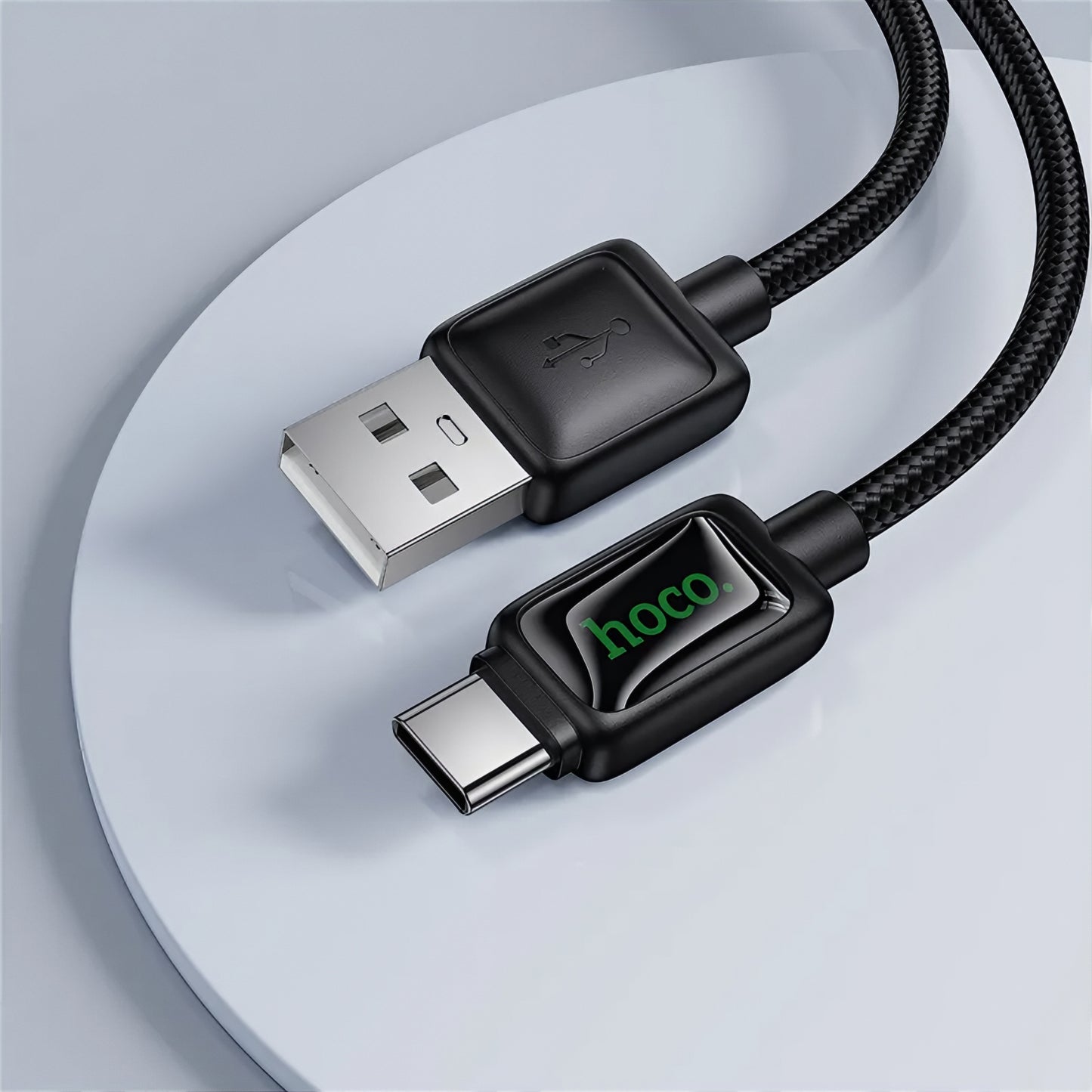 USB-A - USB-C Daten- und Ladekabel HOCO U146, 36W, 1.2m, Schwarz