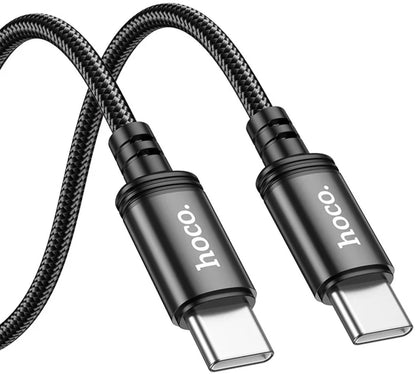 USB-C Data and Charging Cable - USB-C HOCO X91, 60W, 3m, Black