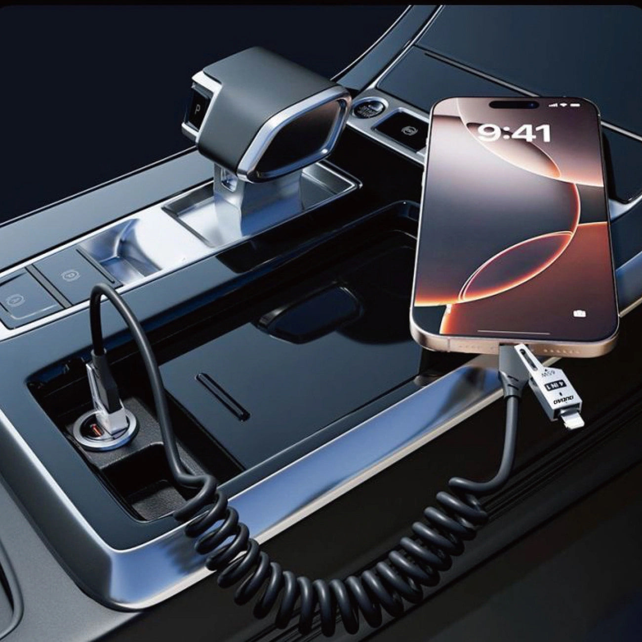 Daten- und Ladekabel USB-A / USB-C - Lightning / USB-C Dudao L20 Pro, 65W, 1.5m, Schwarz