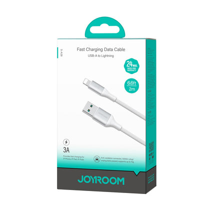 USB-A - Lightning Daten- und Ladekabel Joyroom S-A28 Flash, 18W, 2m, Weiß