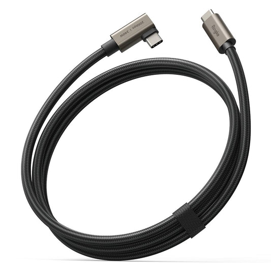 USB-C Data and Charging Cable - USB-C Ringke 2X2 Angled, 240W, 1m, Black