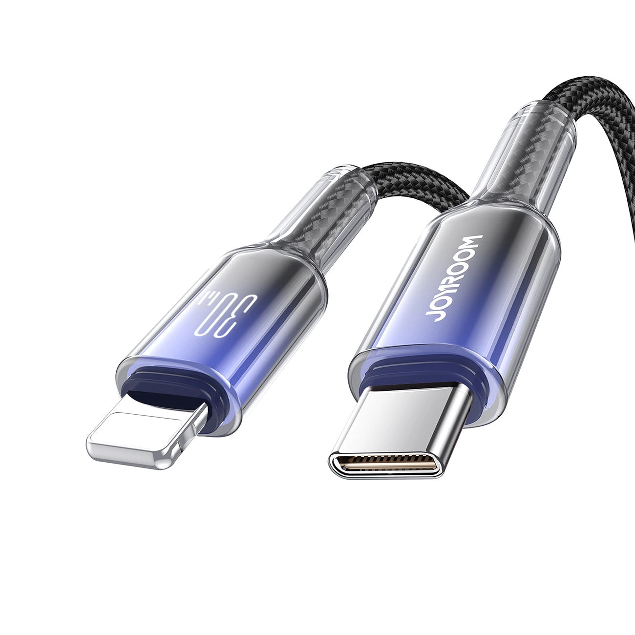 Daten- und Ladekabel USB-C - Lightning Joyroom S-A42, 30W, 1,2m, Schwarz