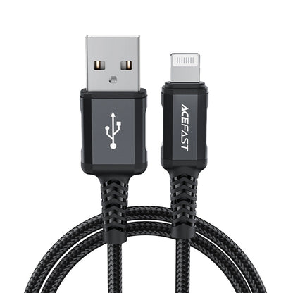 Daten- und Ladekabel USB-A - Lightning Acefast C4-02, 18W, 1,8m, Schwarz
