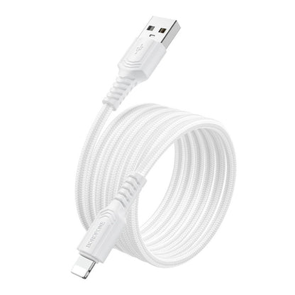 USB-A to Lightning Data and Charging Cable Borofone BX116 Certain, 18W, 1m, Black