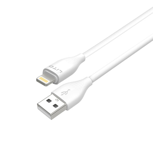 Daten- und Ladekabel USB-A - Lightning Lito LD03L, 18W, 1m, Weiß