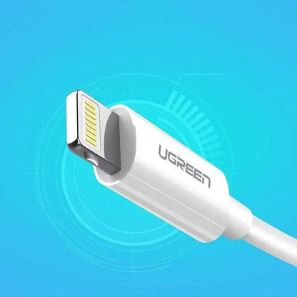 Daten- und Ladekabel USB-A - Lightning UGREEN US155 (20728), 18W, 1m, Weiß