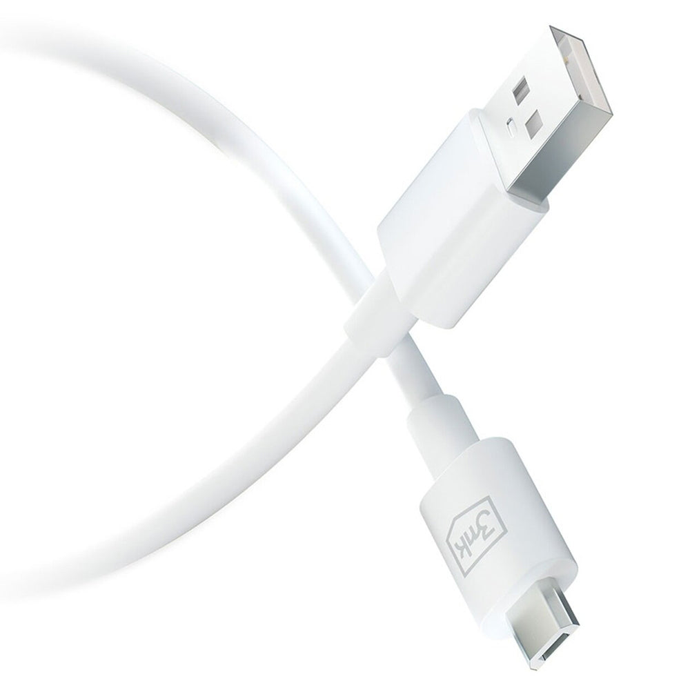 Daten- und Ladekabel USB-A - microUSB 3MK Hyper, 18W, 1.2m, Schwarz